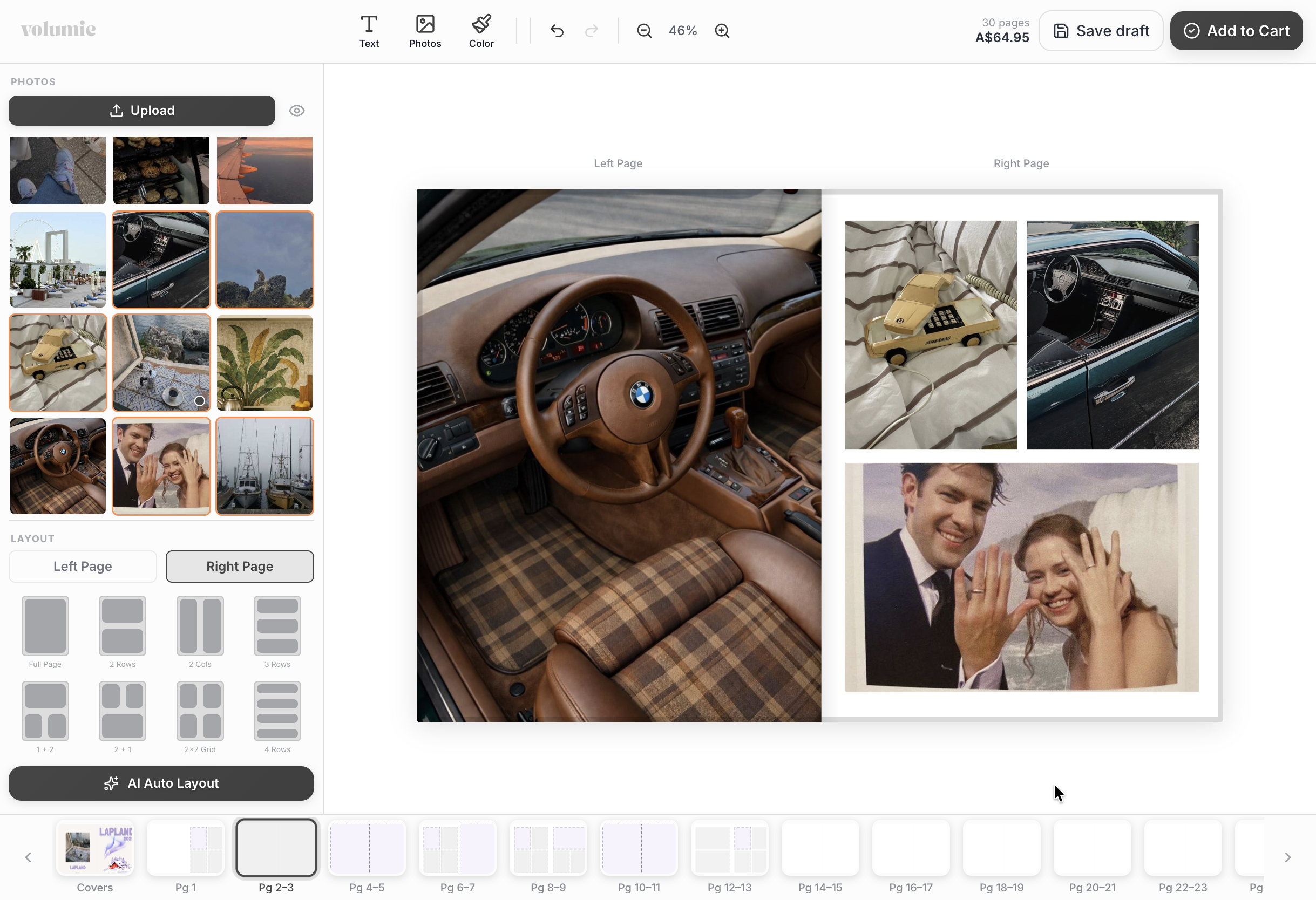 Photopress Customer Editor Mockup