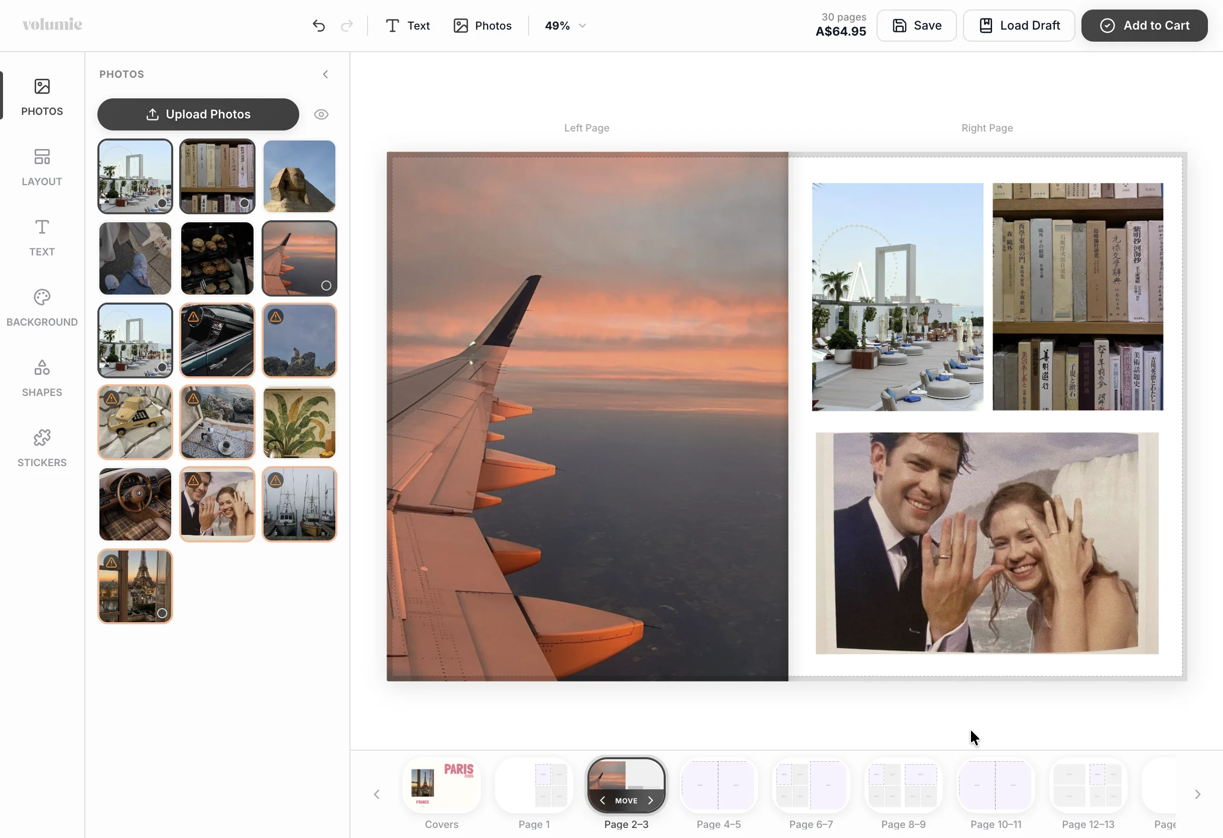 Photopress Customer Editor Mockup
